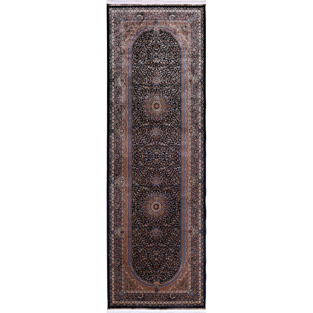 Supreme Fine Persian Silk Rug 3x10 Ft