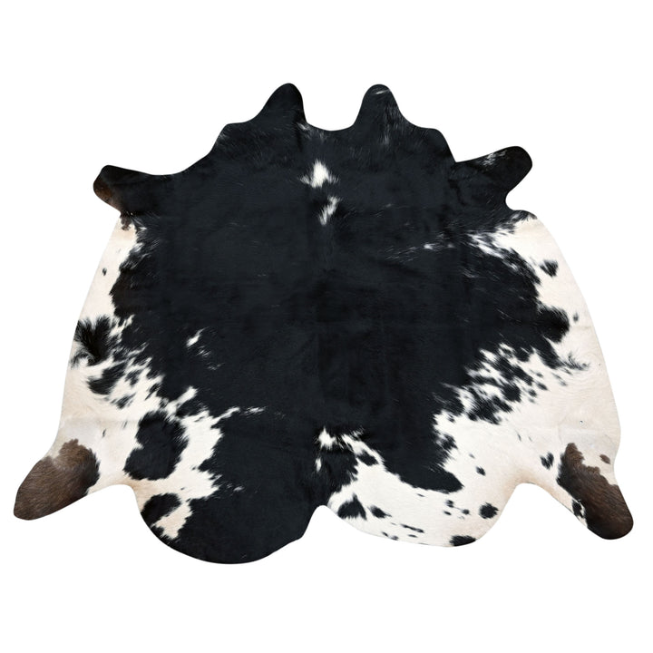 Classic Black & White Cowhide 4.5x5 FT