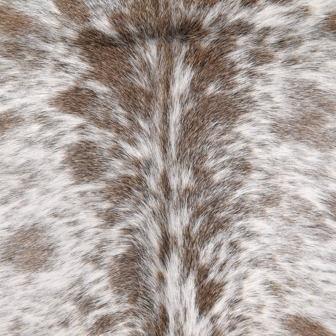 Salt & Pepper Speckled Cowhide 4.5x4.5 FT