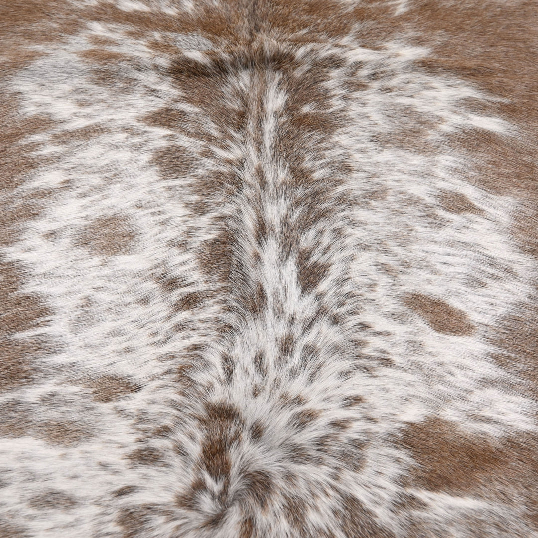 Salt & Pepper Speckled Cowhide 4.5x4.5 FT