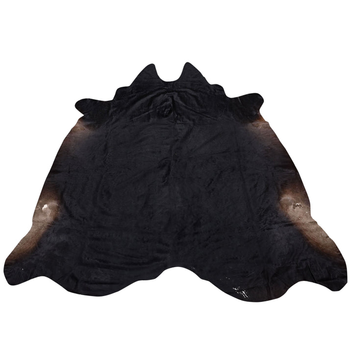 Subtle Dark Chocolate Cowhide 6x6 FT