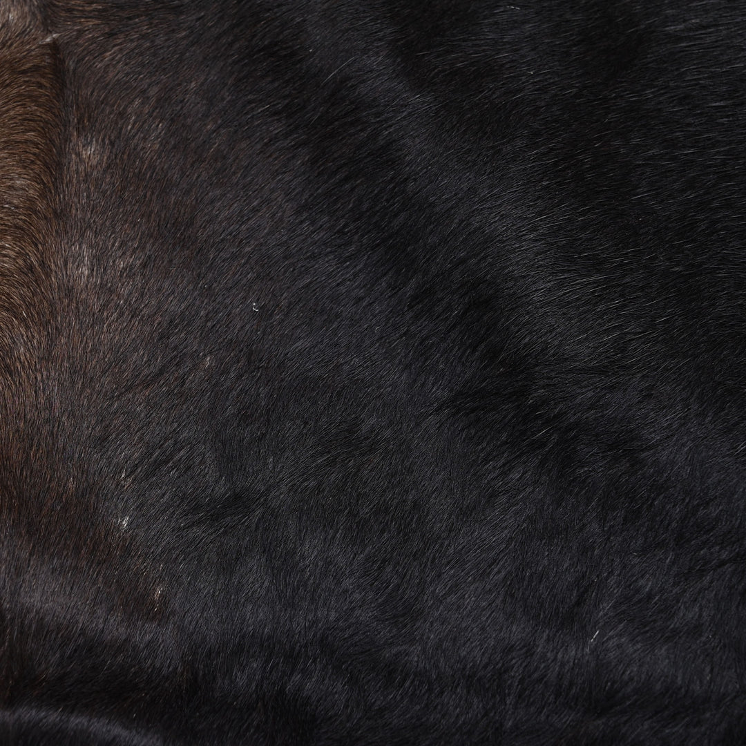 Subtle Dark Chocolate Cowhide 6x6 FT