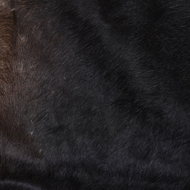 Subtle Dark Chocolate Cowhide 6x6 FT