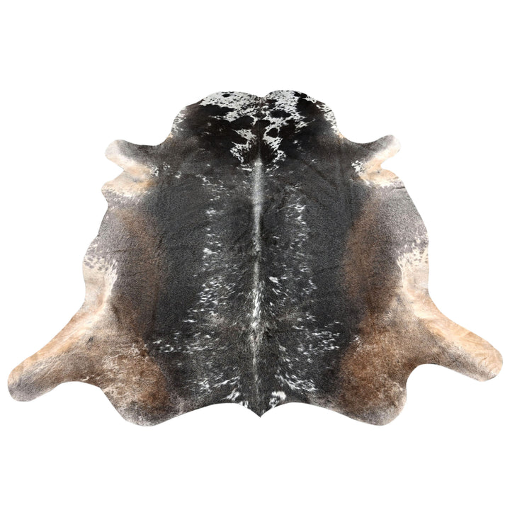 Dark Speckled Brindle Cowhide 6x6.5 FT