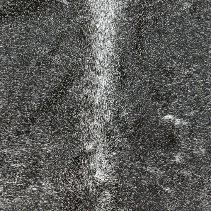 Dark Speckled Brindle Cowhide 6x6.5 FT