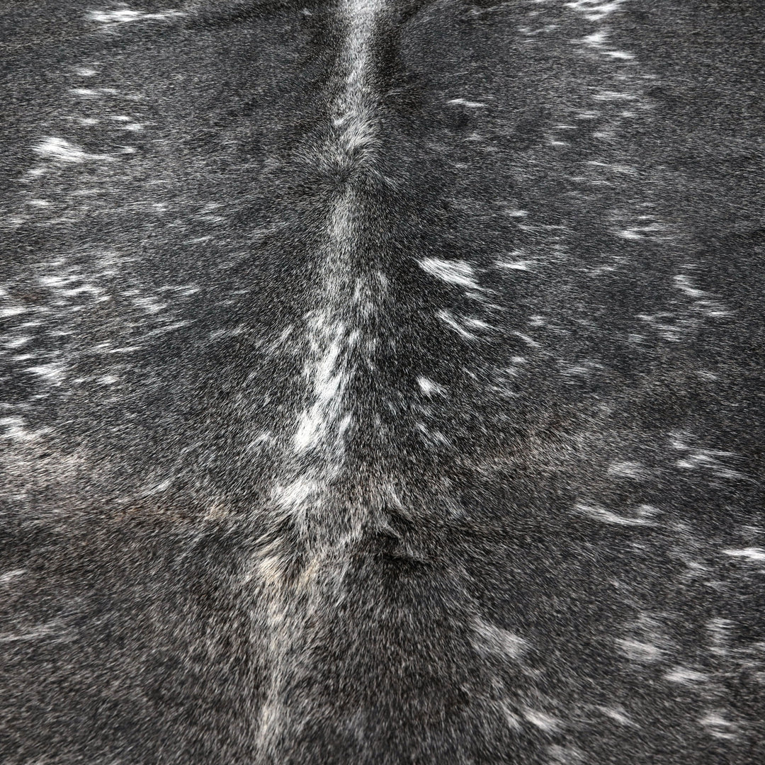 Dark Speckled Brindle Cowhide 6x6.5 FT