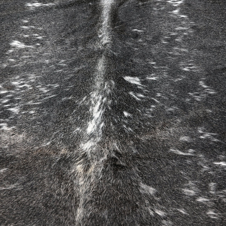 Dark Speckled Brindle Cowhide 6x6.5 FT