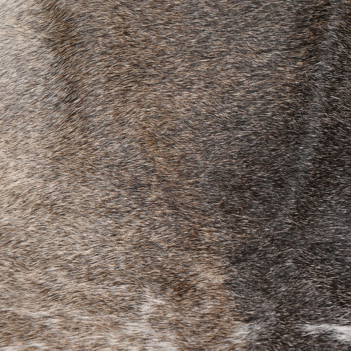 Dark Speckled Brindle Cowhide 6x6.5 FT