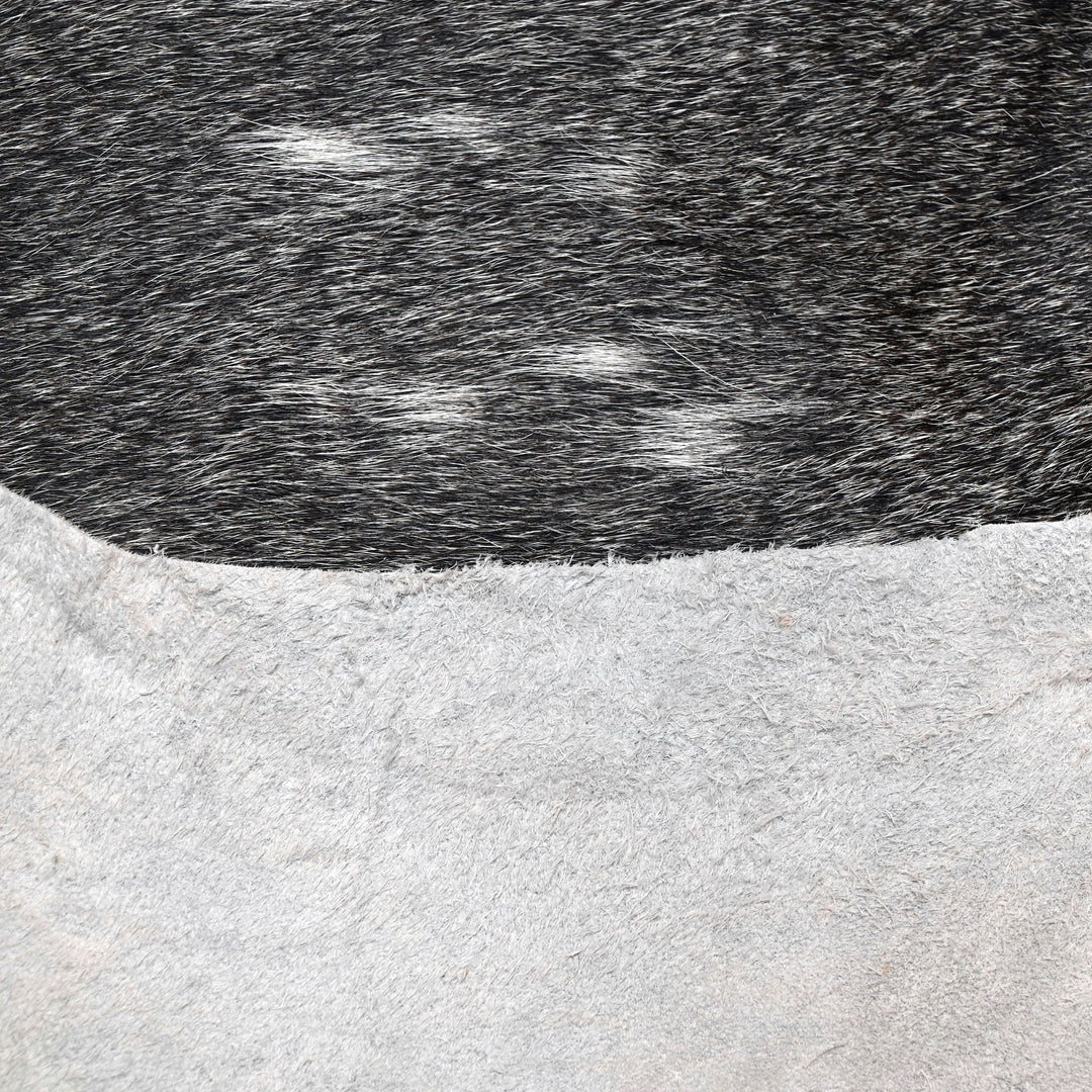 Dark Speckled Brindle Cowhide 6x6.5 FT