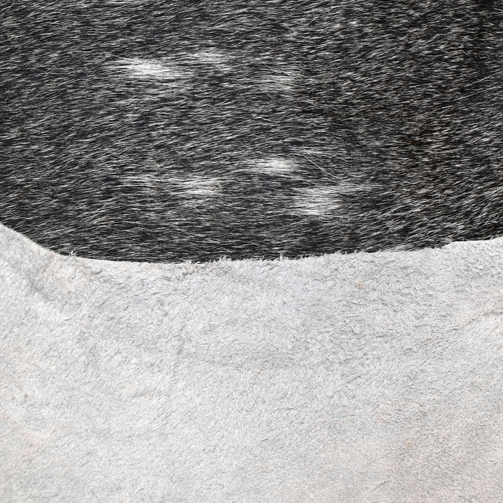 Dark Speckled Brindle Cowhide 6x6.5 FT