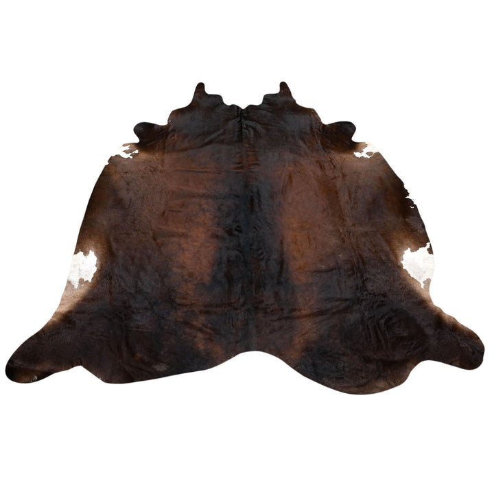 Dark Brindle Tricolour Cowhide 6x6.5 FT