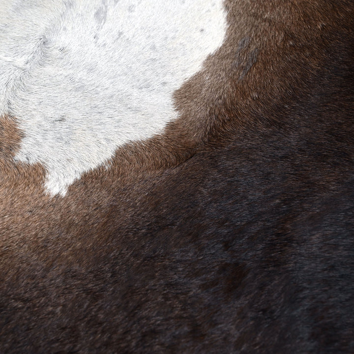 Dark Brindle Tricolour Cowhide 6x6.5 FT