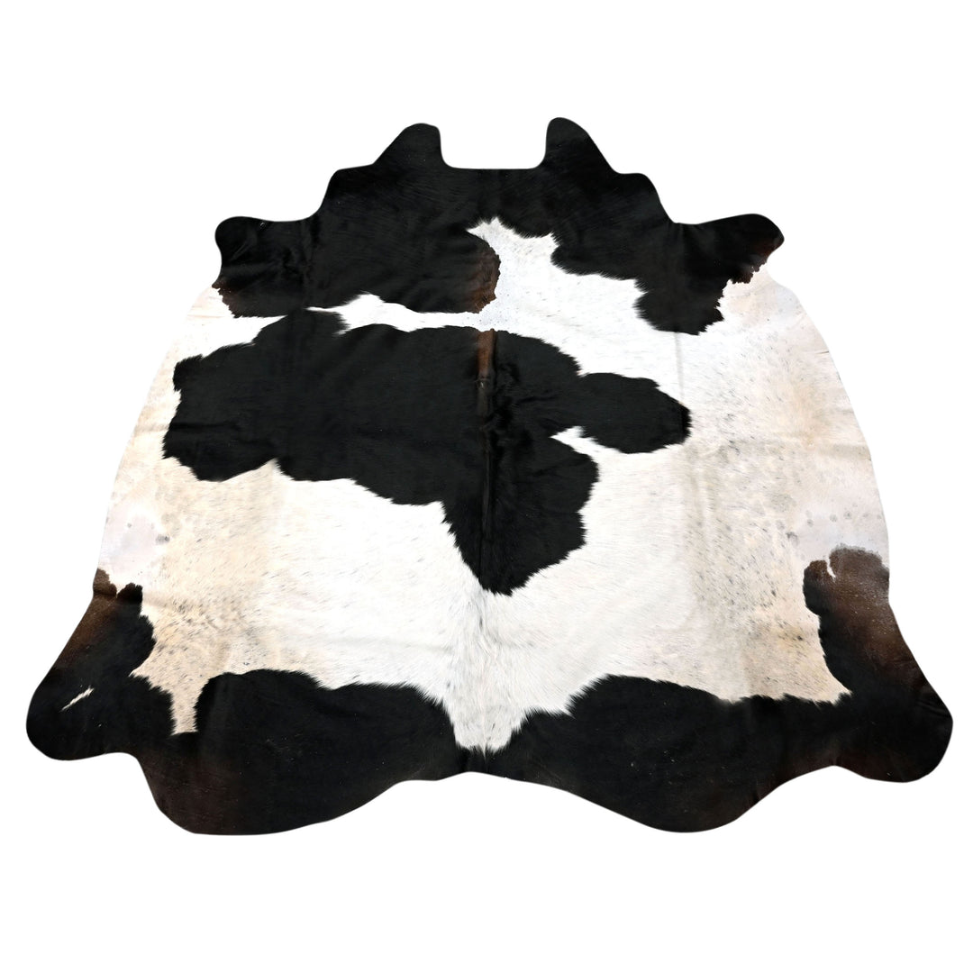 Classic Piebald Tricolour Cowhide 5.5x5.5 FT