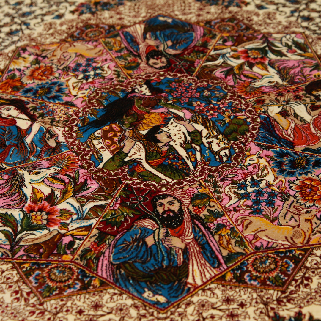 Supreme Fine Persian Silk Rug 2.5x4 Ft