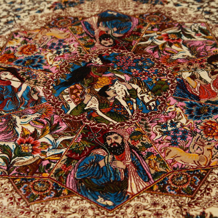 Supreme Fine Persian Silk Rug 2.5x4 Ft