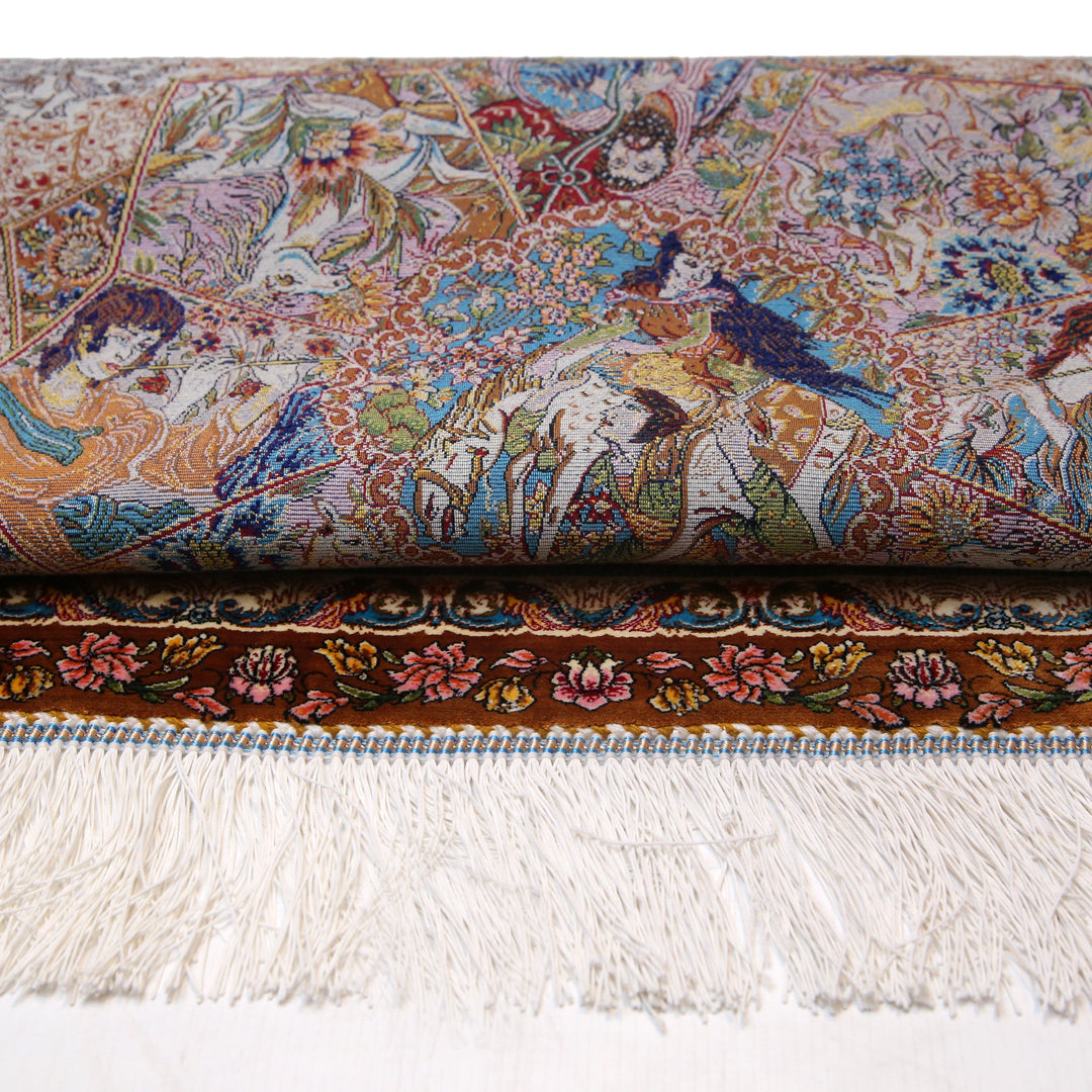 Supreme Fine Persian Silk Rug 2.5x4 Ft