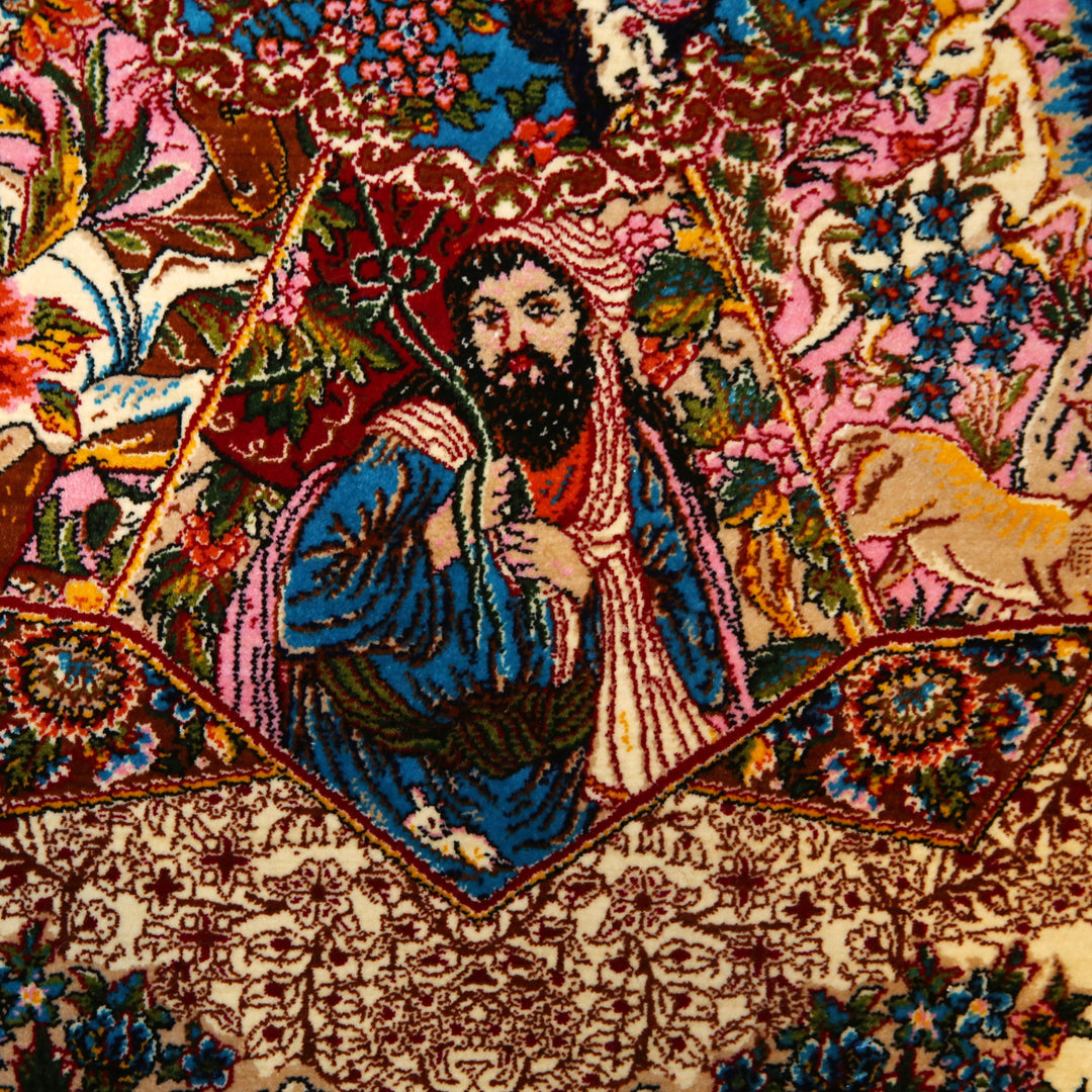 Supreme Fine Persian Silk Rug 2.5x4 Ft