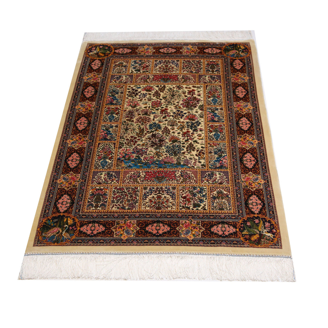 Supreme Fine Persian Silk Rug 2.5x4 Ft