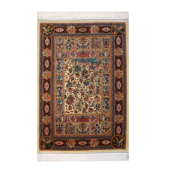 Supreme Fine Persian Silk Rug 2.5x4 Ft