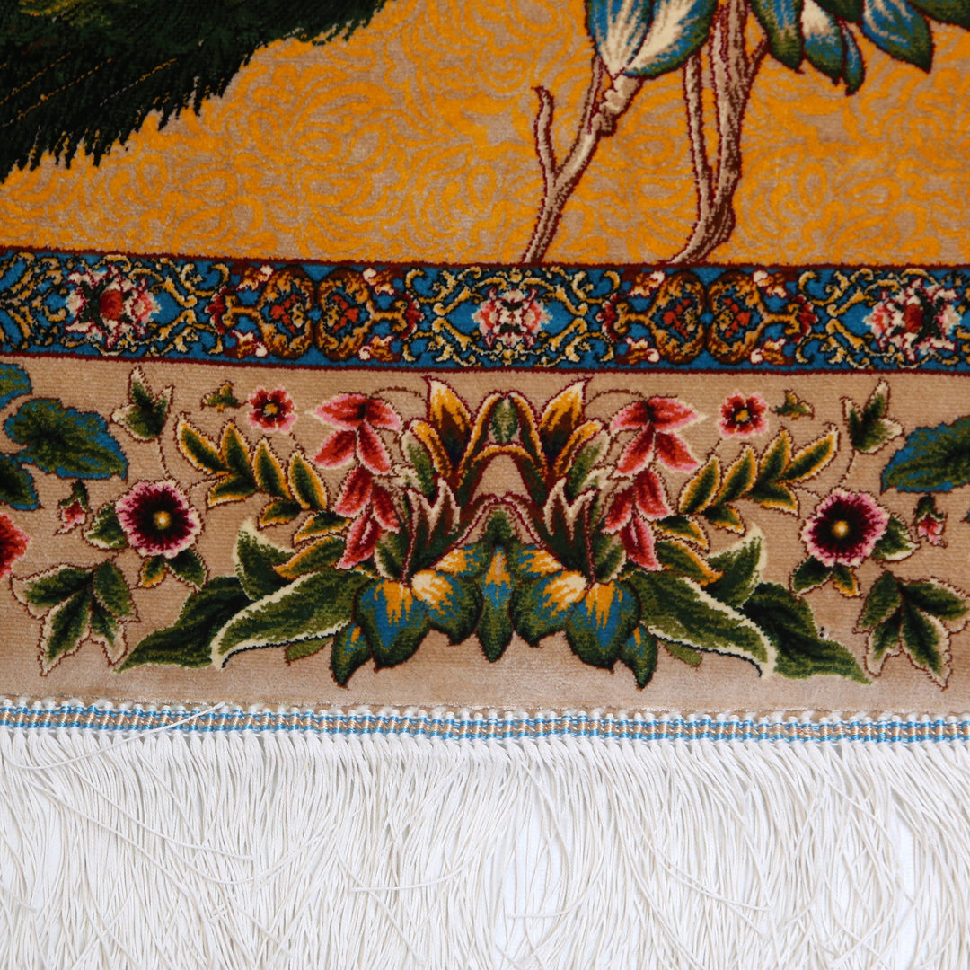 Supreme Fine Persian Silk Rug 2.5x4 Ft