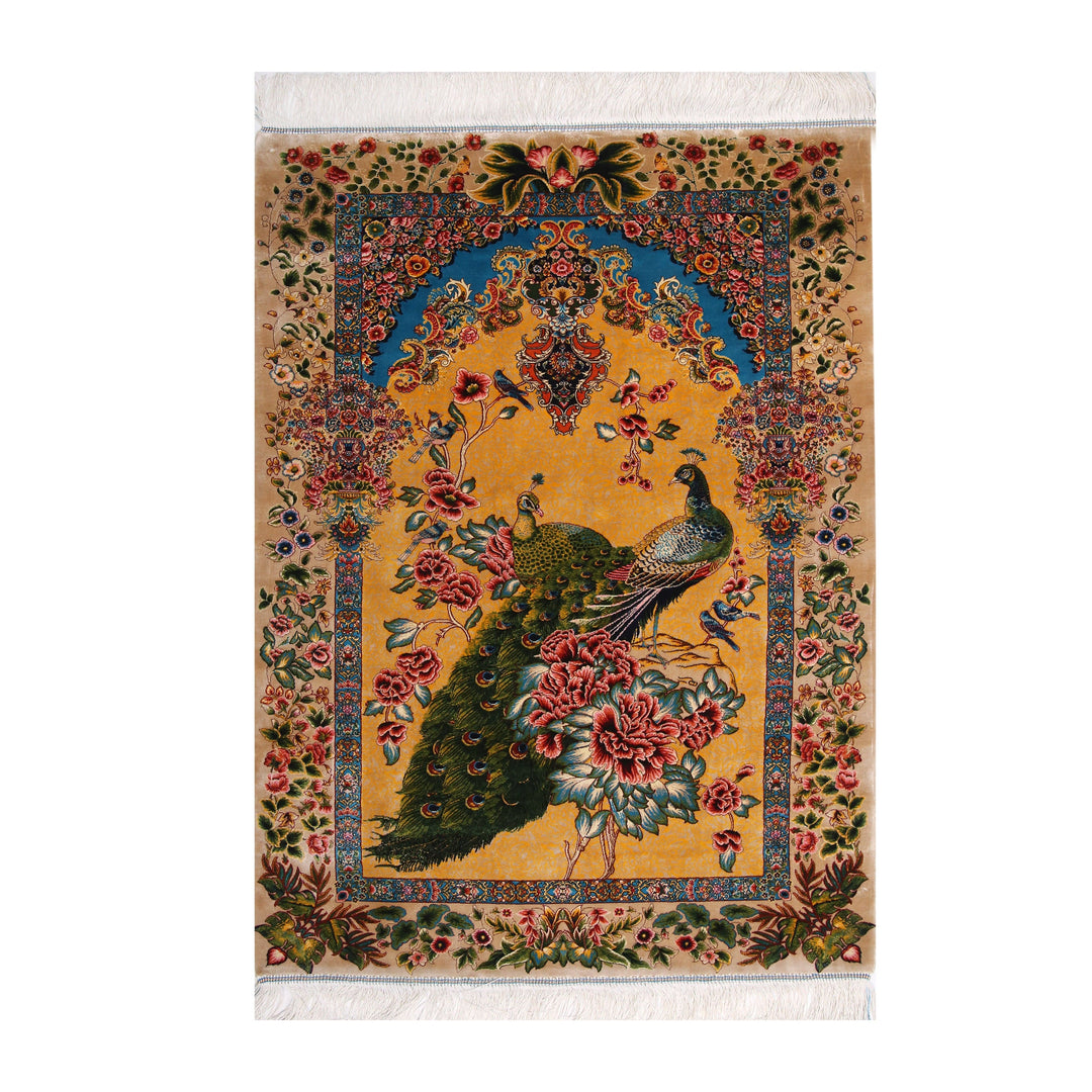 Supreme Fine Persian Silk Rug 2.5x4 Ft