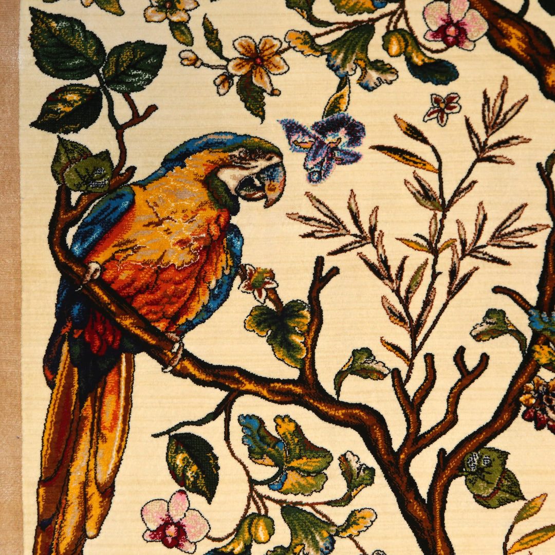 Supreme Fine Persian Silk Rug 2.5x4 Ft