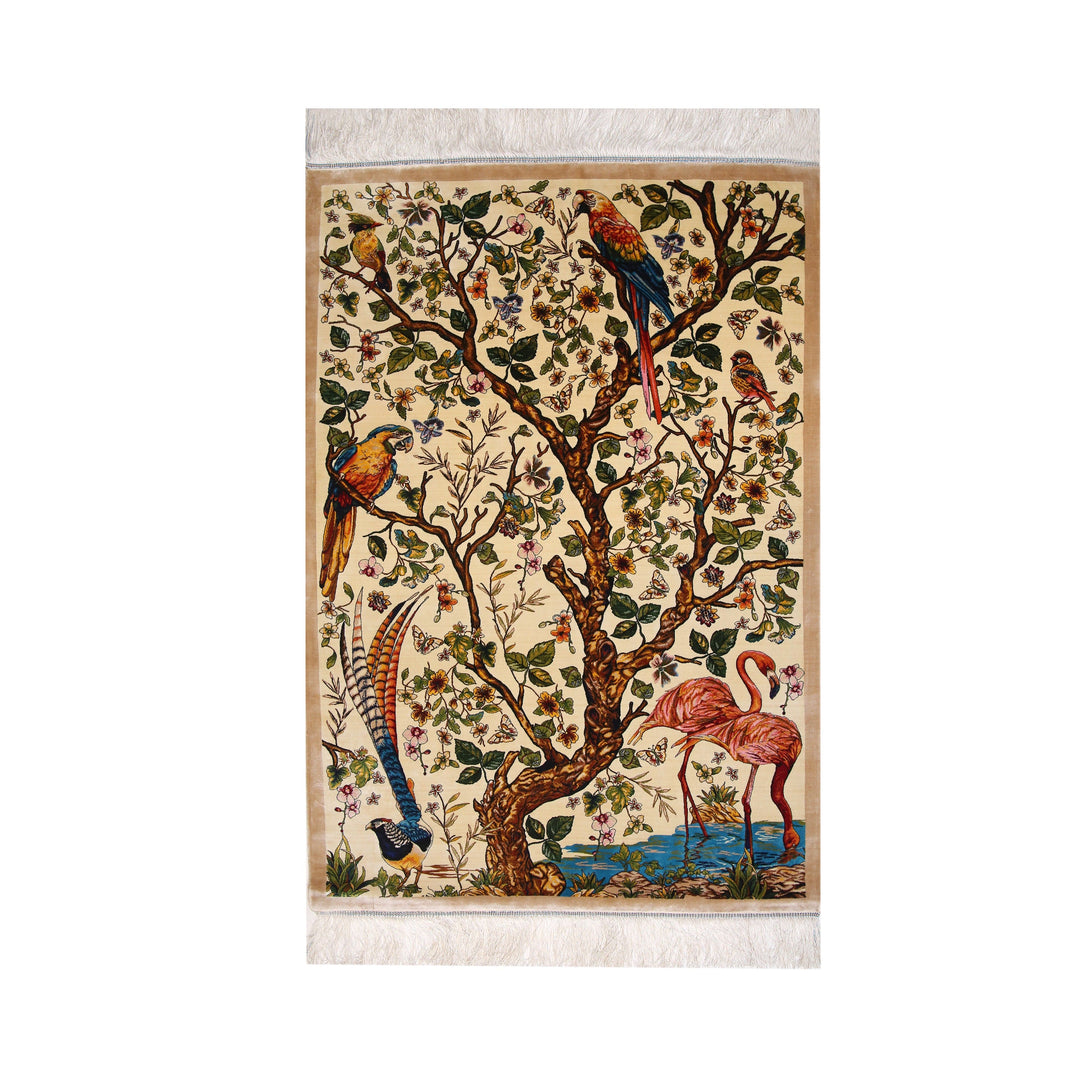 Supreme Fine Persian Silk Rug 2.5x4 Ft