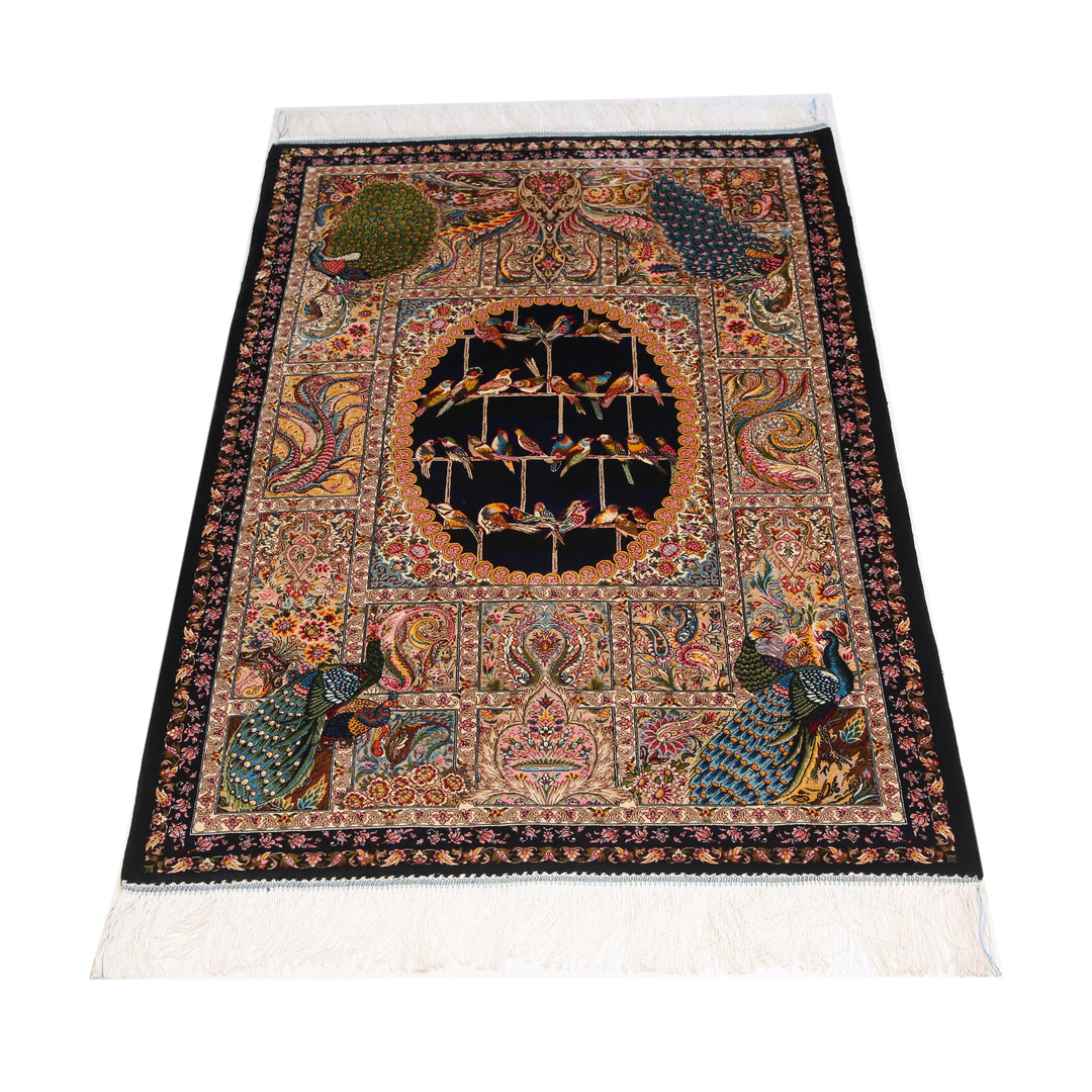 Naqshband Supreme Fine Persian Silk Rug 2.5x4 Ft