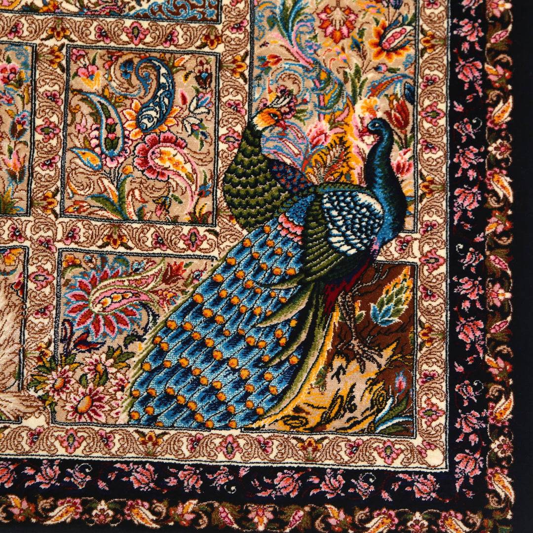 Naqshband Supreme Fine Persian Silk Rug 2.5x4 Ft