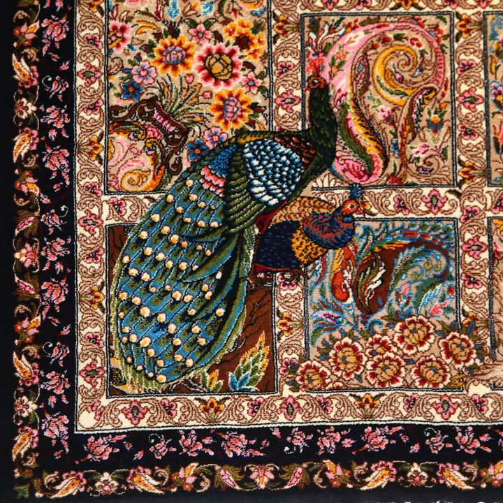 Naqshband Supreme Fine Persian Silk Rug 2.5x4 Ft