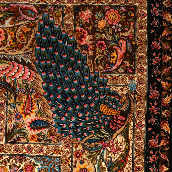 Naqshband Supreme Fine Persian Silk Rug 2.5x4 Ft