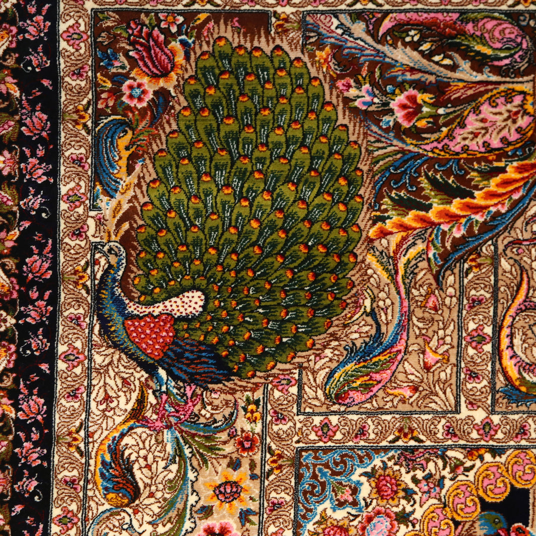 Naqshband Supreme Fine Persian Silk Rug 2.5x4 Ft