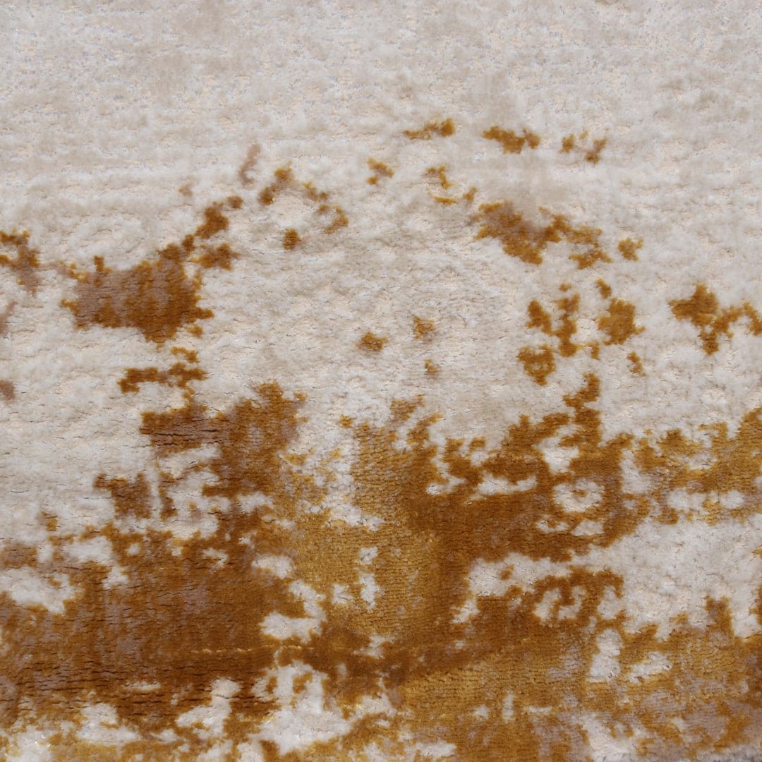 Off White Plain Turkish Rug 4X6 FT