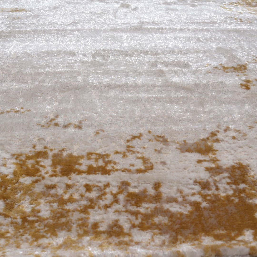 Off White Plain Turkish Rug 4X6 FT