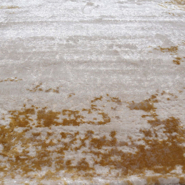 Off White Plain Turkish Rug 4X6 FT