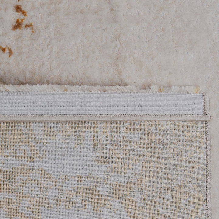 Off White Plain Turkish Rug 4X6 FT