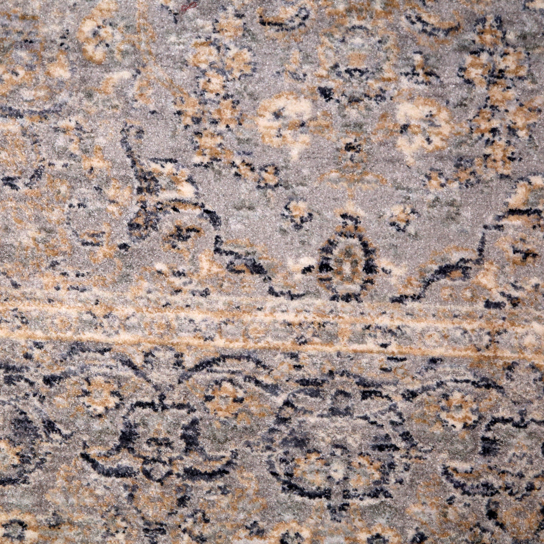 Grey Traditional Turkish Rug 4X6 Ft