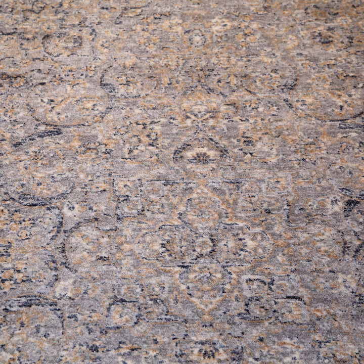 Grey Traditional Turkish Rug 4X6 Ft