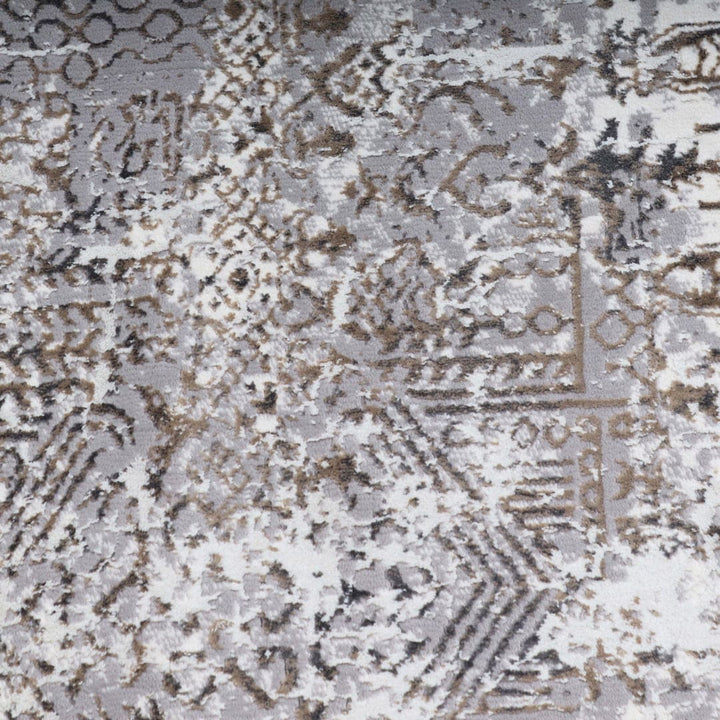 Grey Plain Turkish Rug 4X6 FT