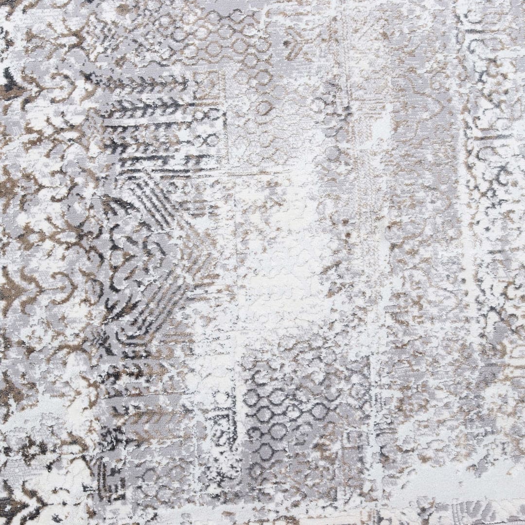 Grey Plain Turkish Rug 4X6 FT