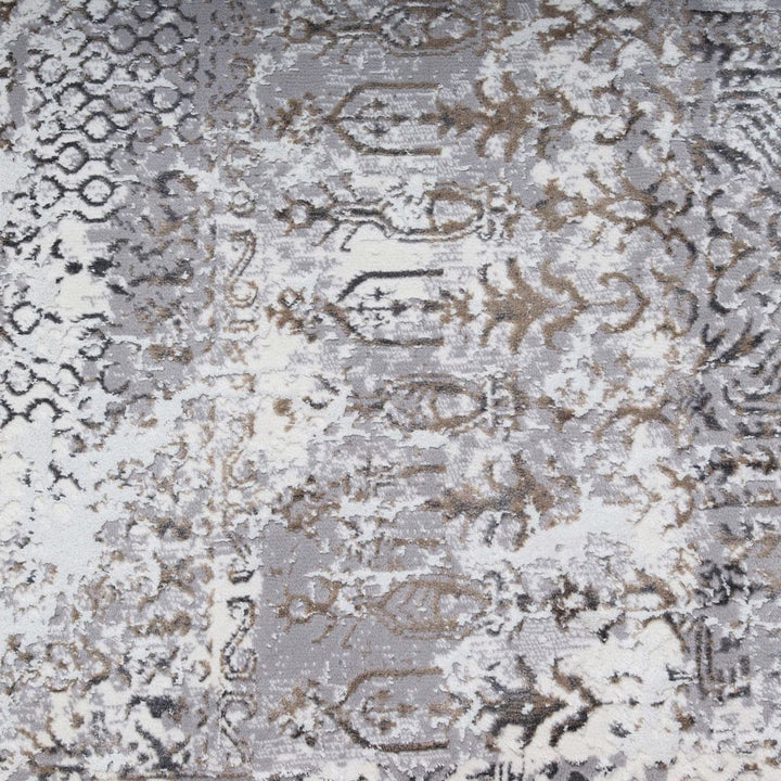 Grey Plain Turkish Rug 4X6 FT