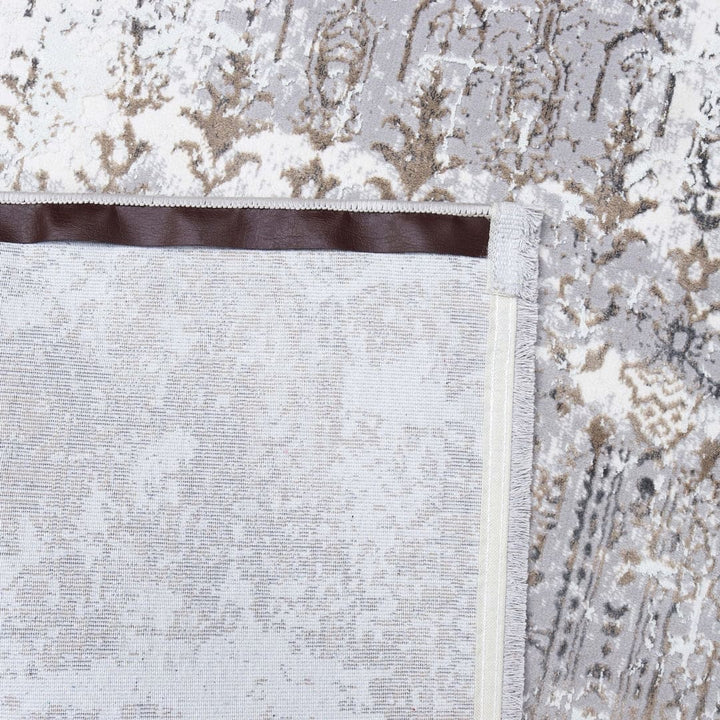 Grey Plain Turkish Rug 4X6 FT