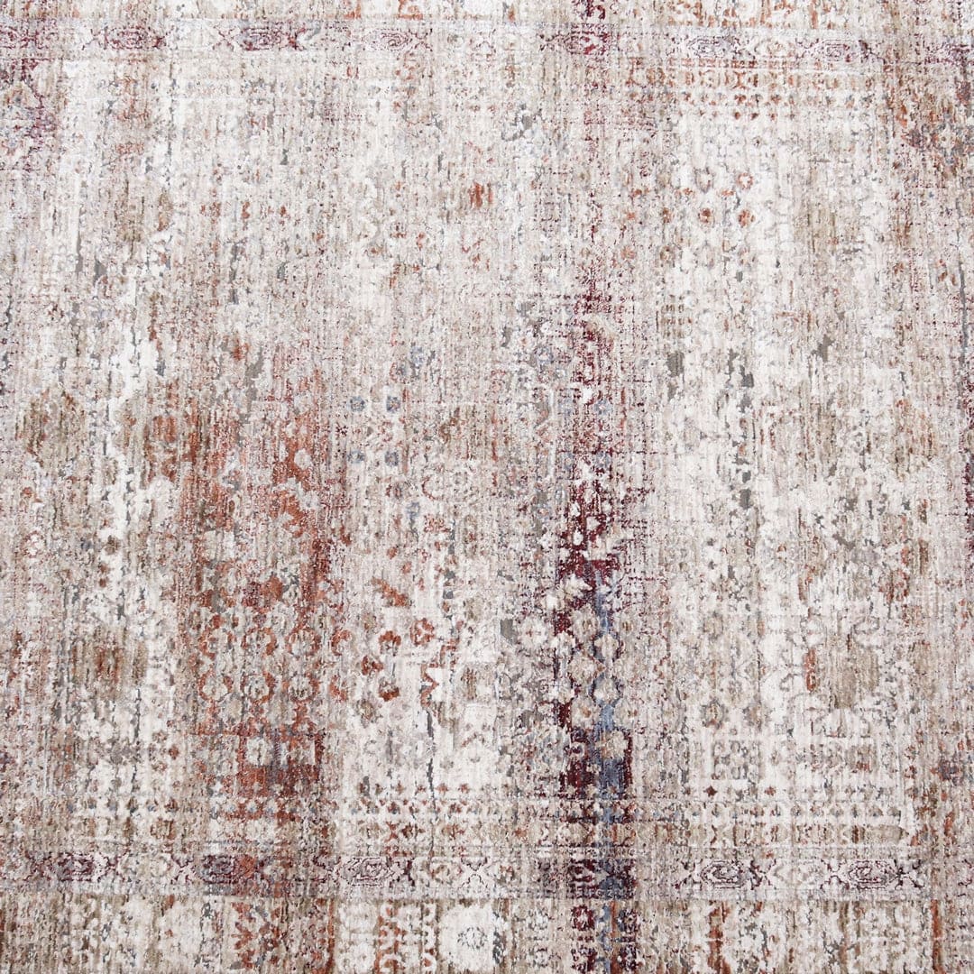 Rust Traditional Turkish Rug 5x8 Ft
