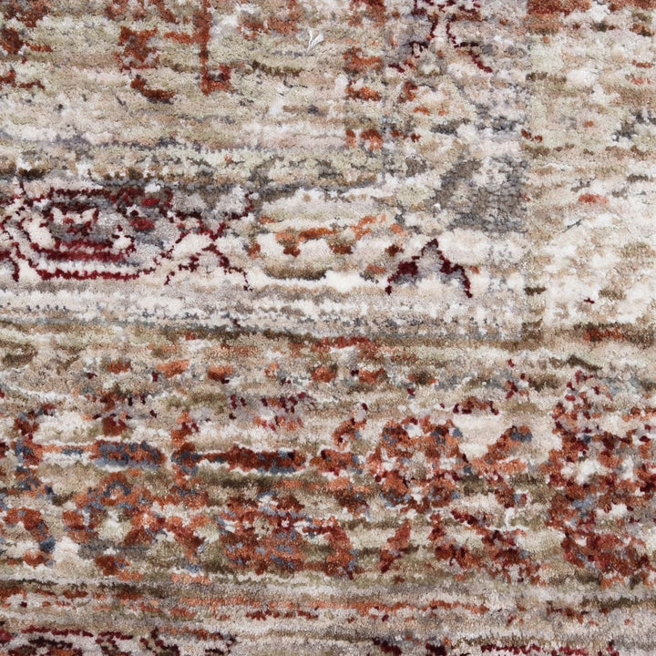 Rust Traditional Turkish Rug 5x8 Ft