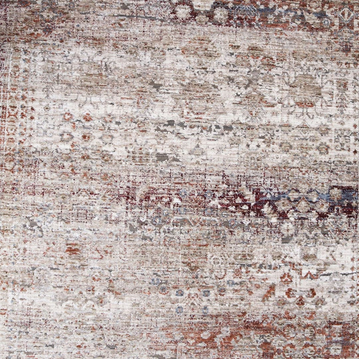 Rust Traditional Turkish Rug 5x8 Ft