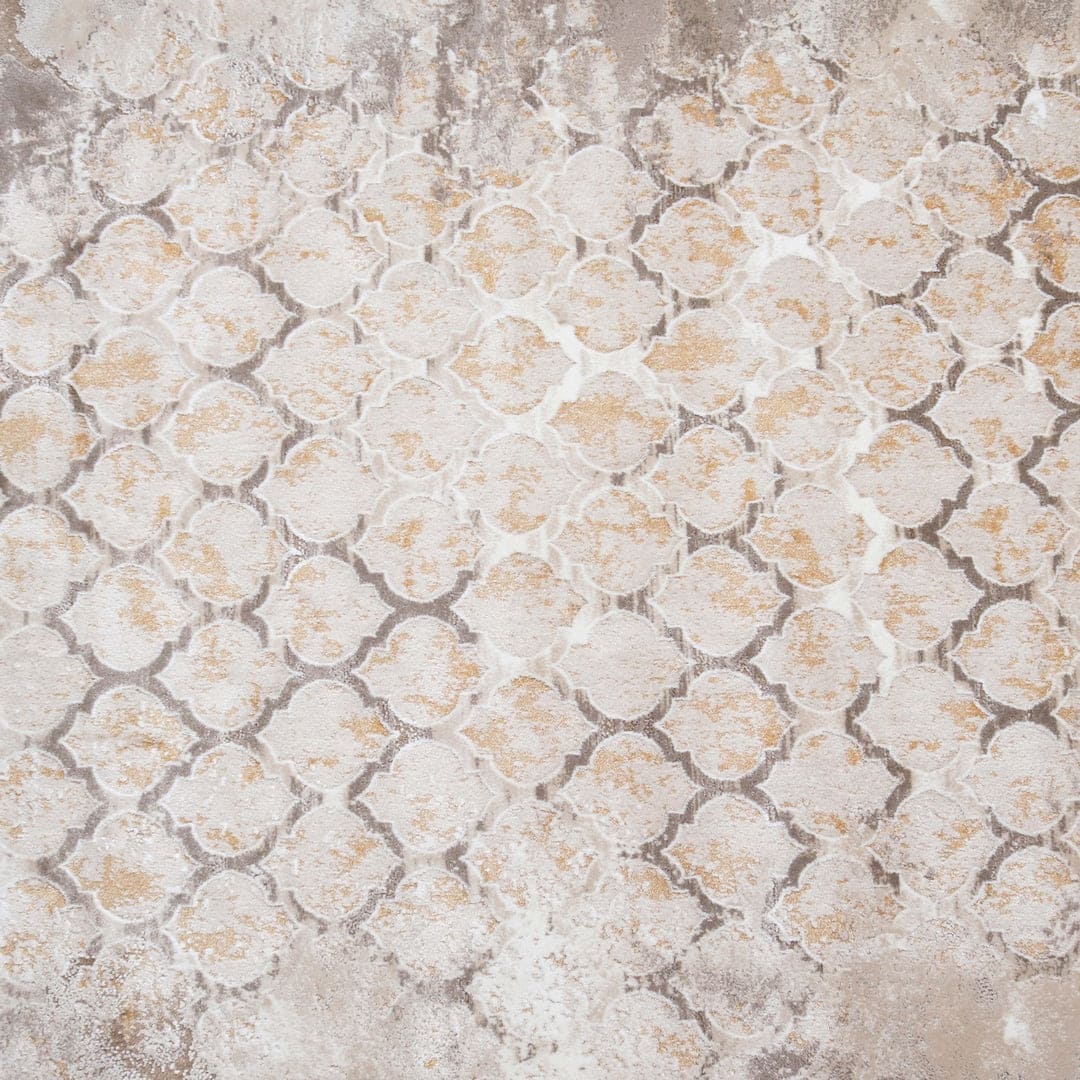 Off White Plain Turkish Rug 5X8 FT