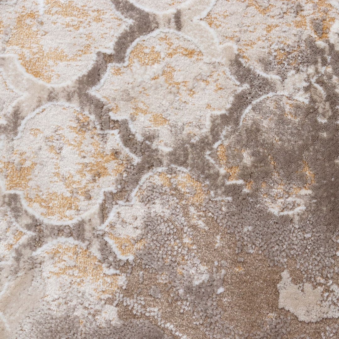 Off White Plain Turkish Rug 5X8 FT