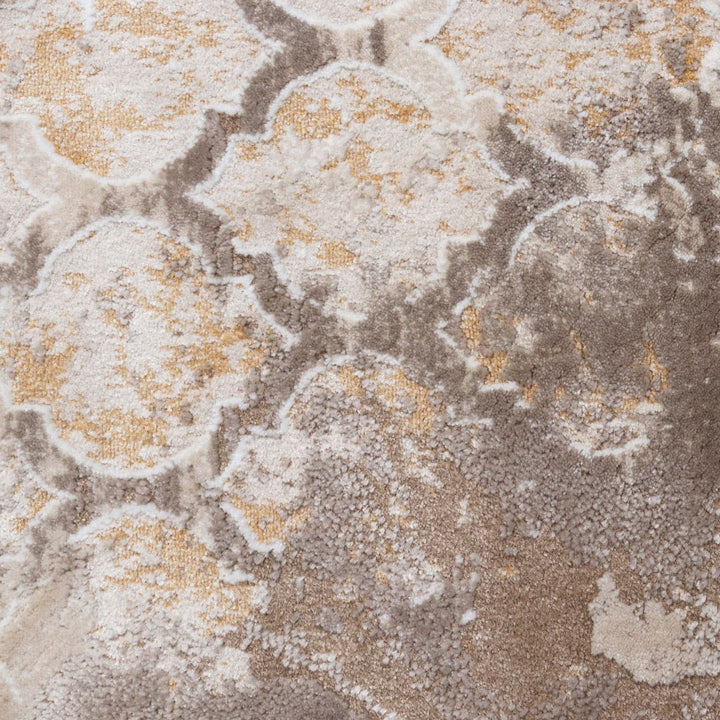 Off White Plain Turkish Rug 5X8 FT