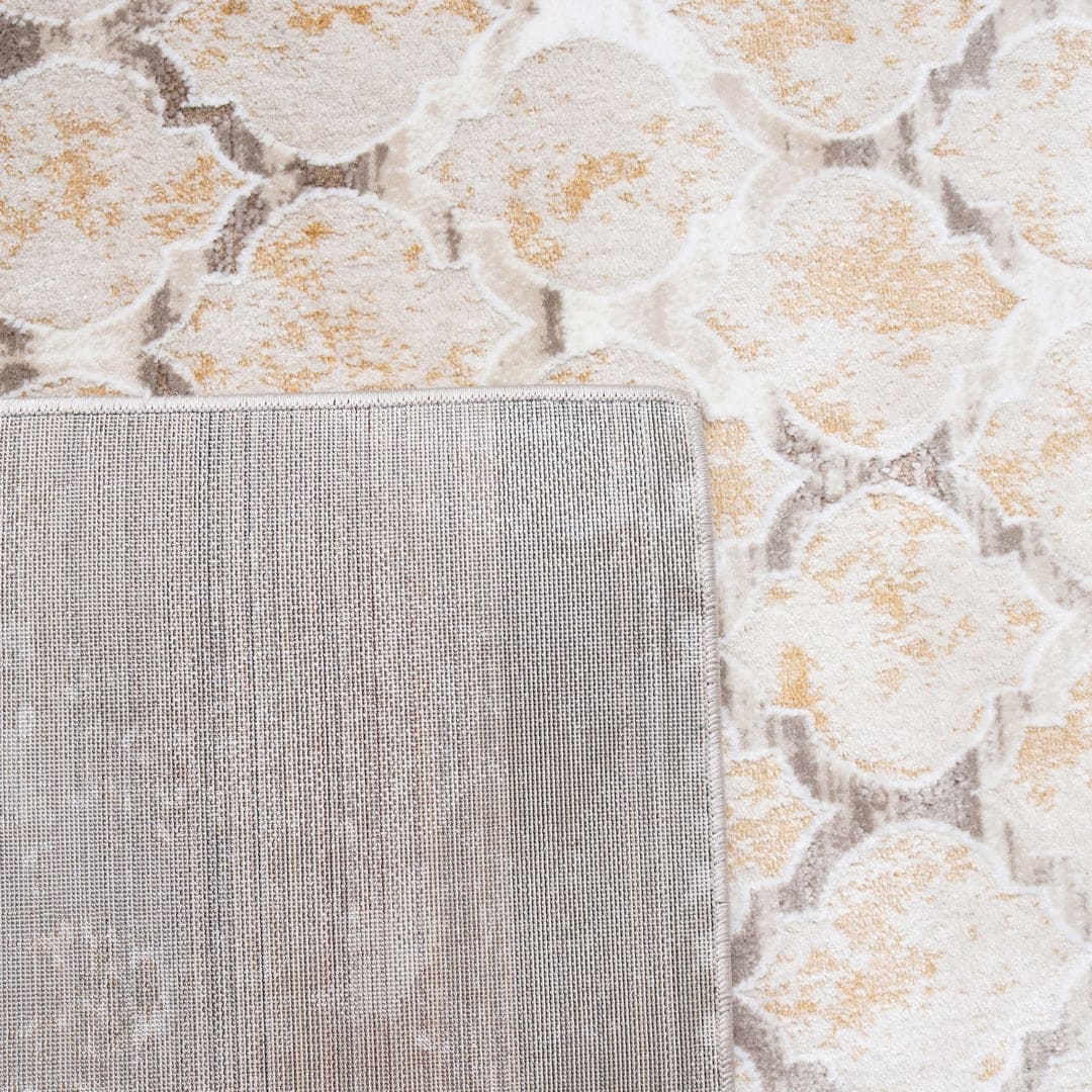 Off White Plain Turkish Rug 5X8 FT