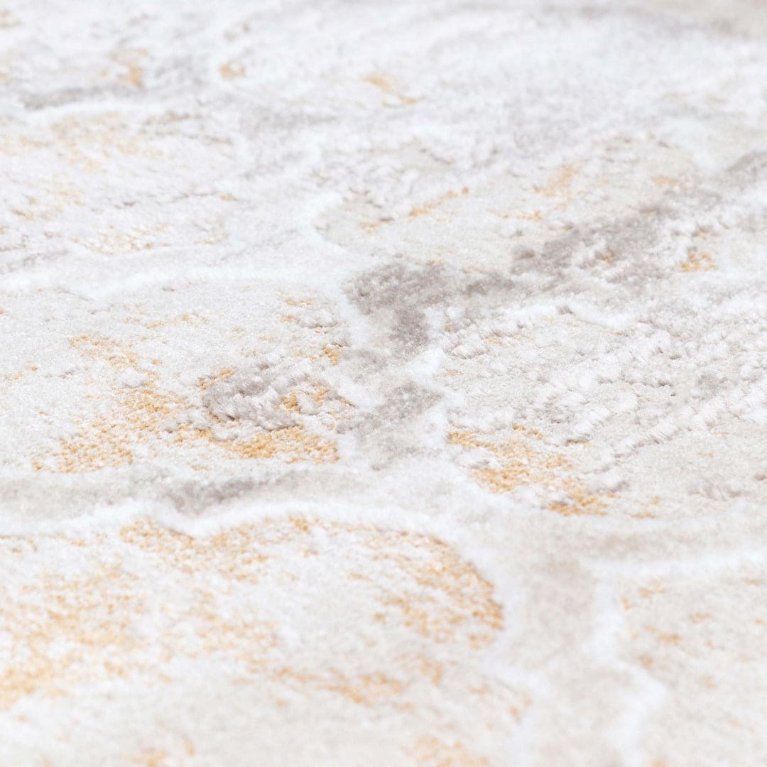 Off White Plain Turkish Rug 5X8 FT